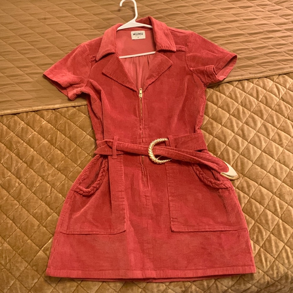 Corduroy dress